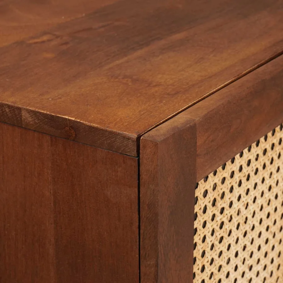 Buffet Haut Marron 60 x 33,5 x 100 cm Bois de mangue massif - 6