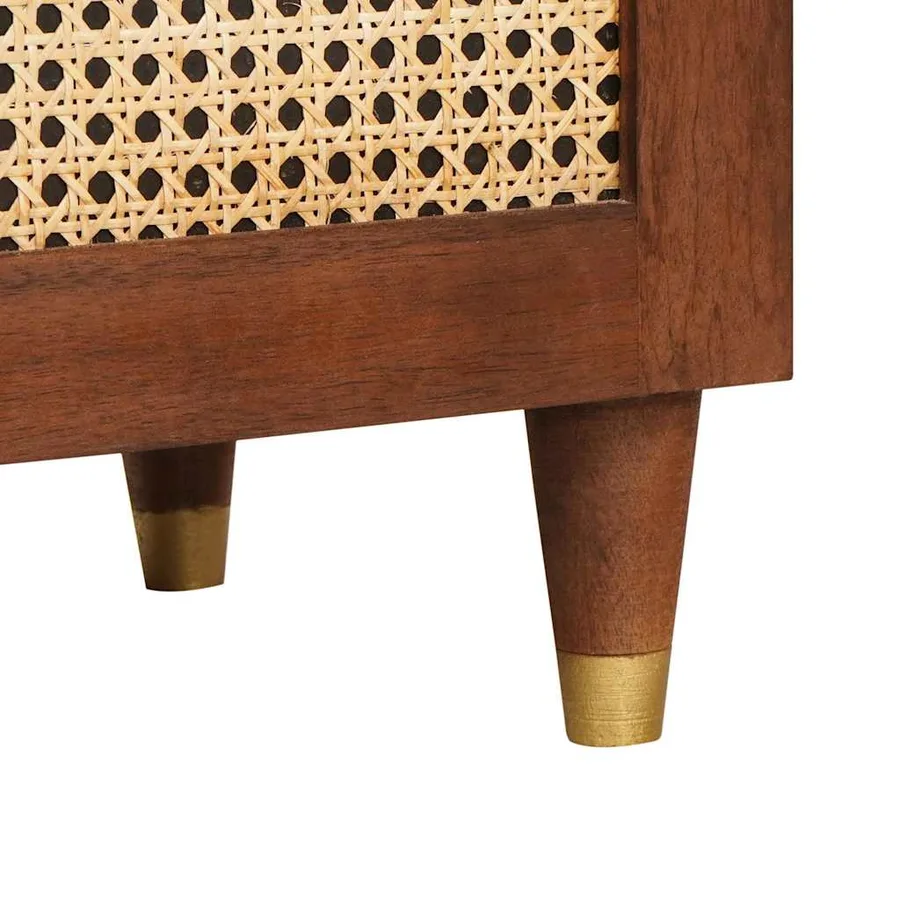 Buffet Marron 60 x 33,5 x 75 cm Bois de mangue massif - 8