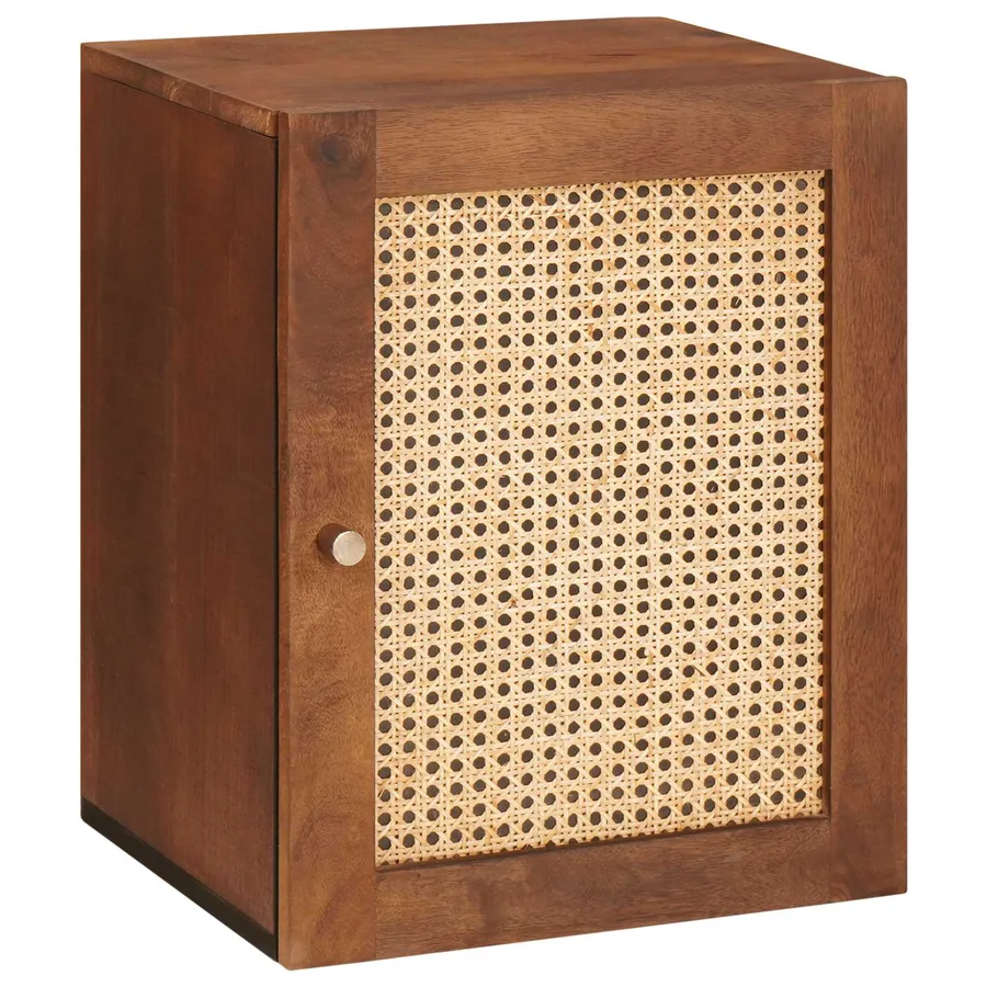 Cabinet de salle de bain avec tiroir 5 pcs Marron et Noir - 7