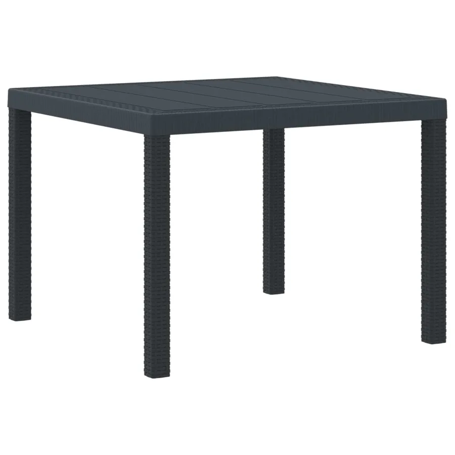 Ensemble de salle à manger pour jardin 5 pcs Anthracite - 4