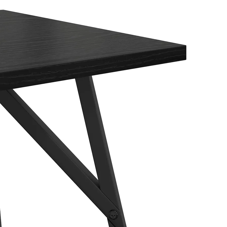 Ensemble de tables d'appoint 2 pcs Chêne noir - 7