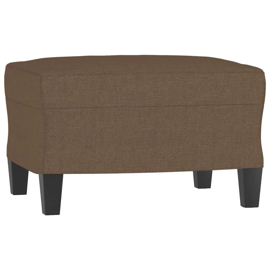 Ensemble de canapés 3 pcs avec coussins Marron Tissu - 5