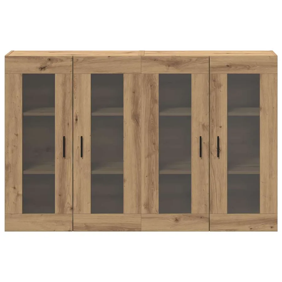 Armoires Murailles 2 pcs chêne artisanal 69,5 x 34 x 90 cm - 6