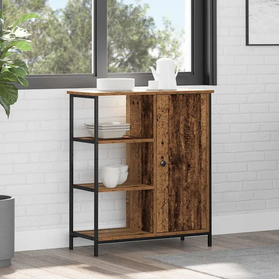 Buffet Bois ancien 70 x 30 x 80 cm - 4
