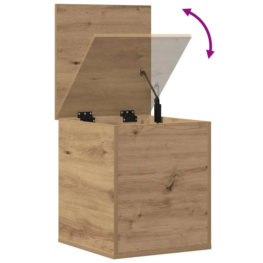 Boîte de Rangement Chêne artisanal 40 x 42 x 46 cm - 8
