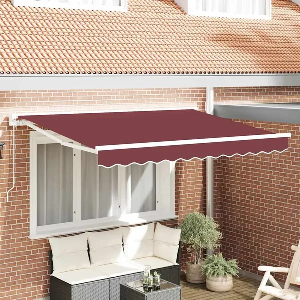 Cadre d'auvent Bordeaux 300 x 200 cm