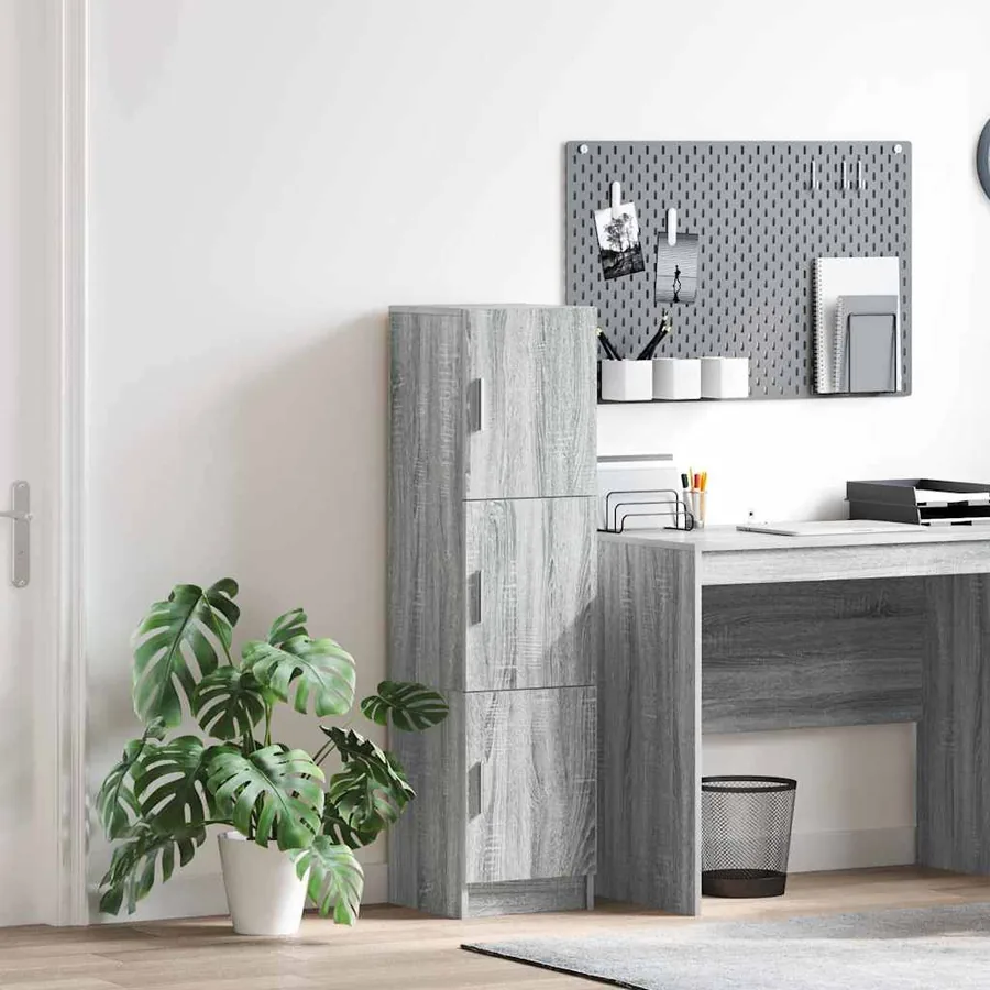 Haut Armoire Gris Sonoma 31.5 x 32 x 122.5 cm