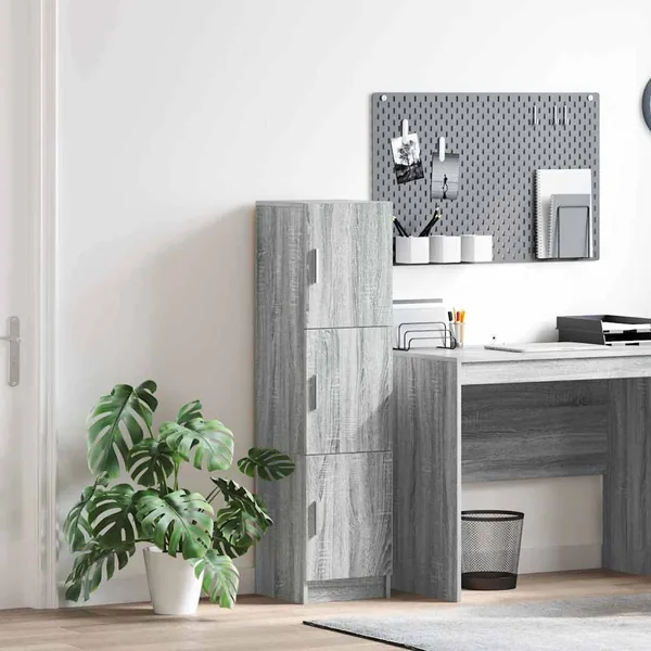 Haut Armoire Gris Sonoma 31.5 x 32 x 122.5 cm