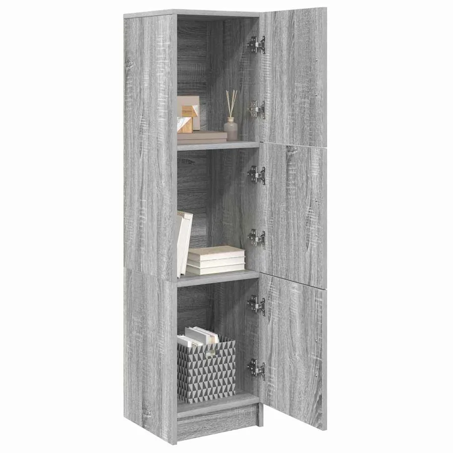 Haut Armoire Gris Sonoma 31.5 x 32 x 122.5 cm - 3