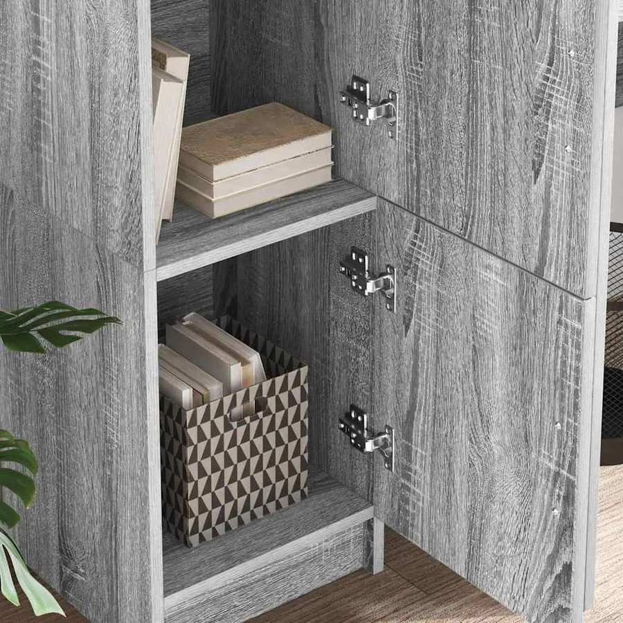 Haut Armoire Gris Sonoma 31.5 x 32 x 122.5 cm - 4