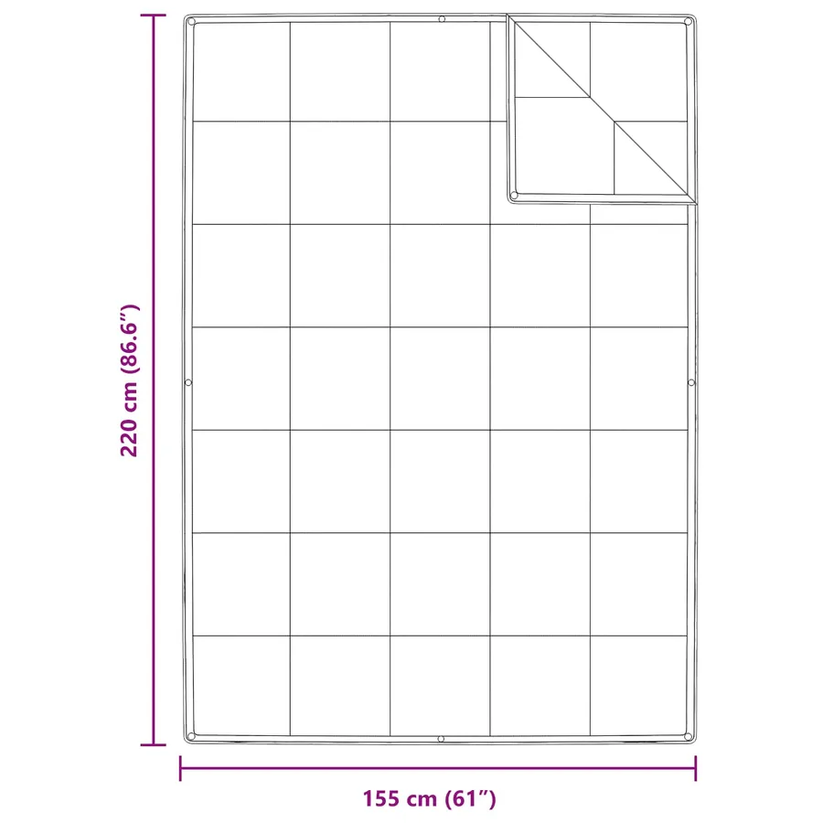 Duvet 2-en-1 avec oreiller 2 pcs Blanc Plume de canard - 8