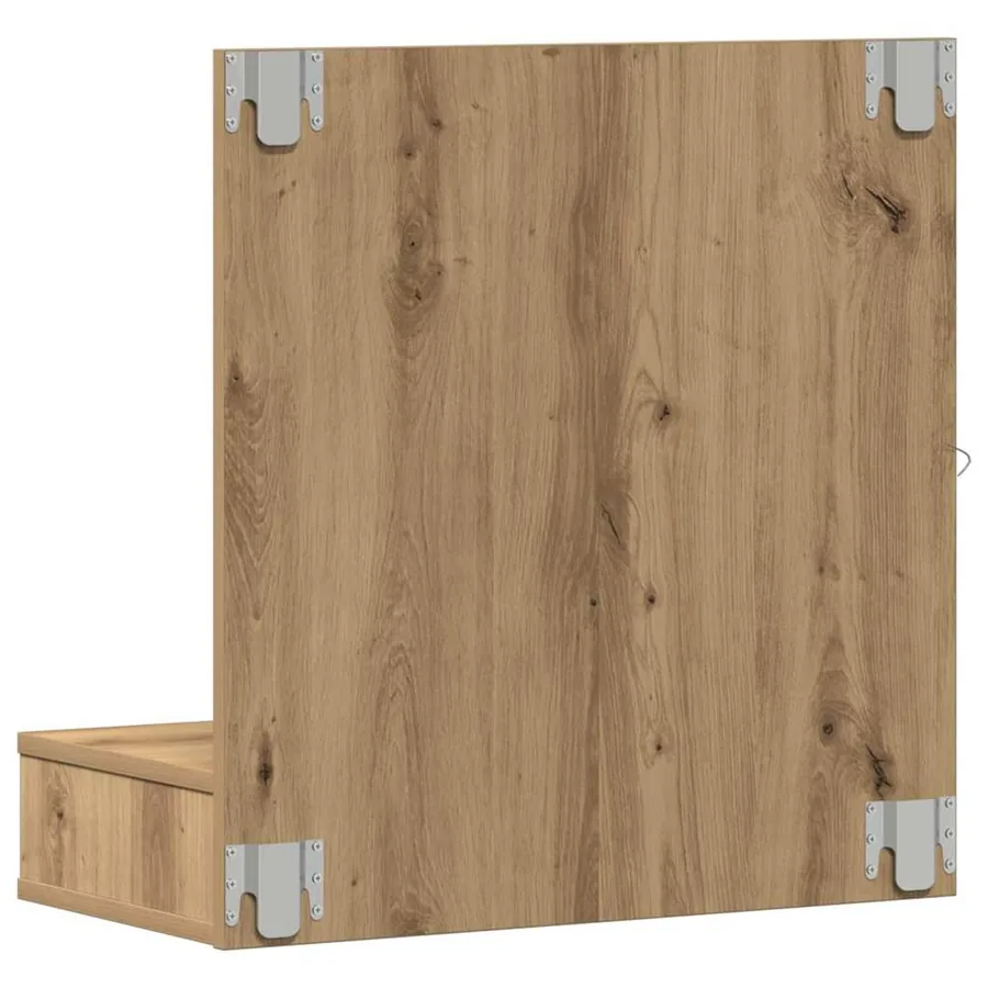 Armoire Miroir Chêne artisanal 60 x 31,5 x 62 cm - 7