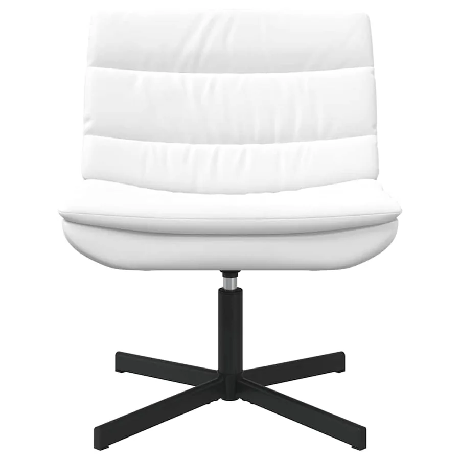 Chaise pivotante Blanc 63 x 75 x 76 cm Simili cuir - 4