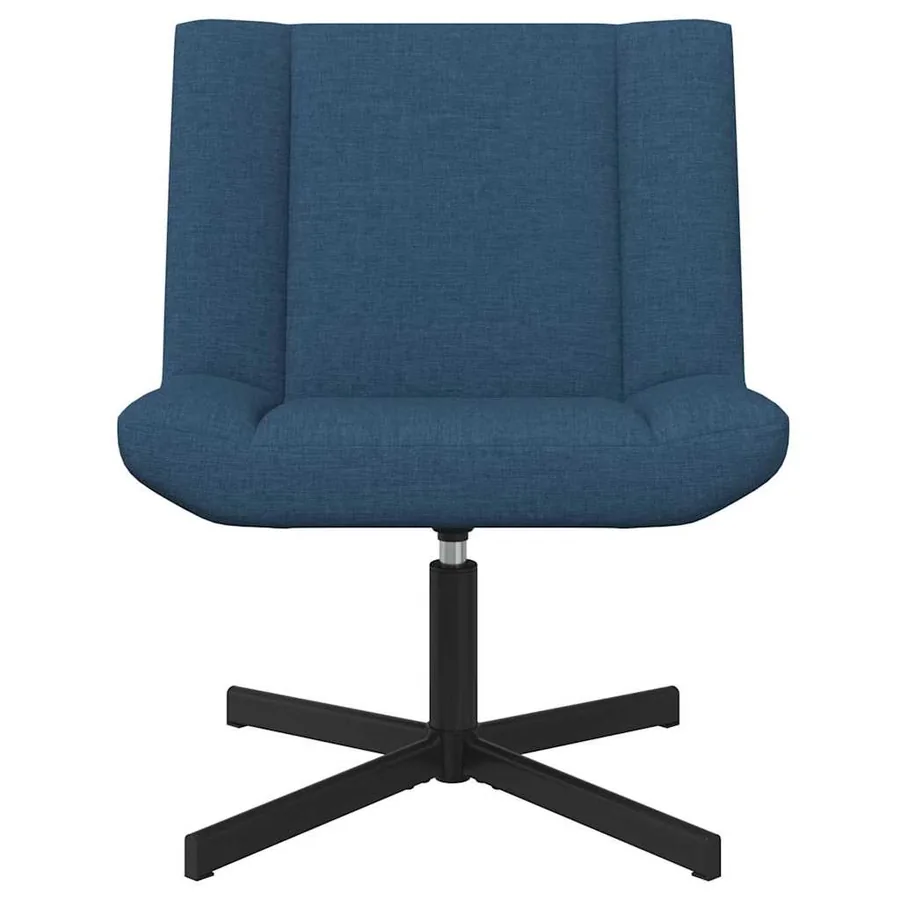 Chaise pivotante Bleu 63 x 75 x 76 cm tissu - 4
