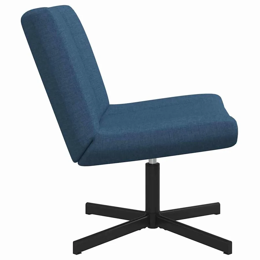 Chaise pivotante Bleu 63 x 75 x 76 cm tissu - 5