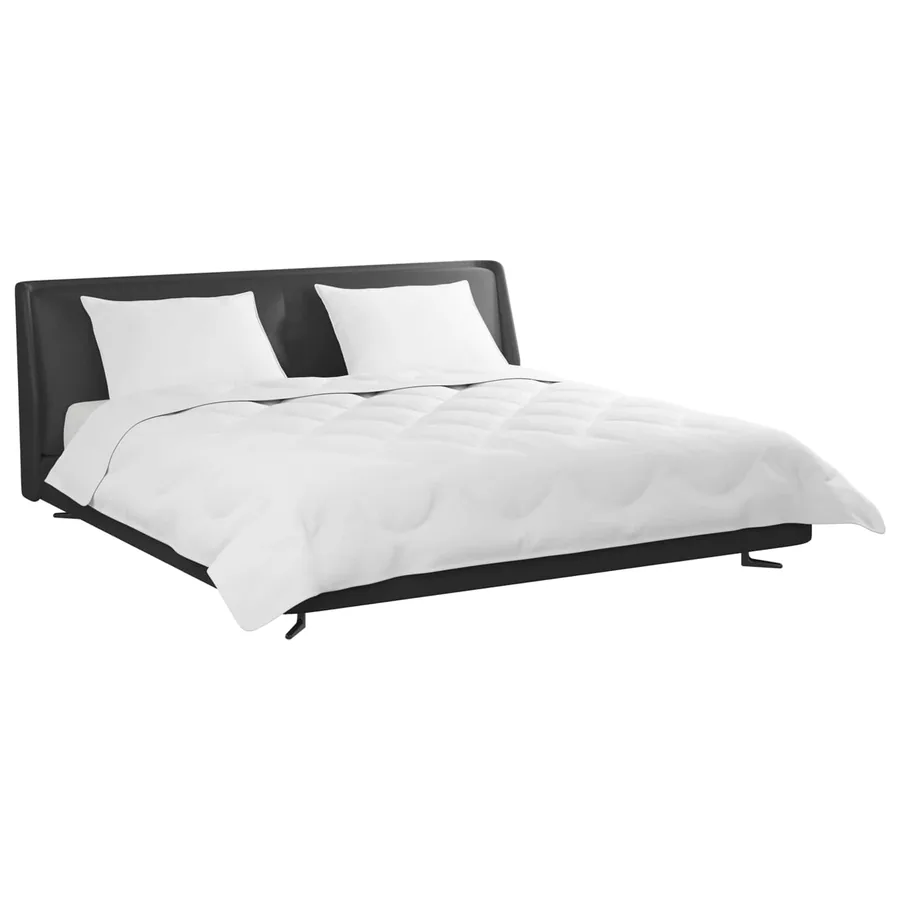 Couette avec oreiller 3 pcs Blanc Microfibre - 3