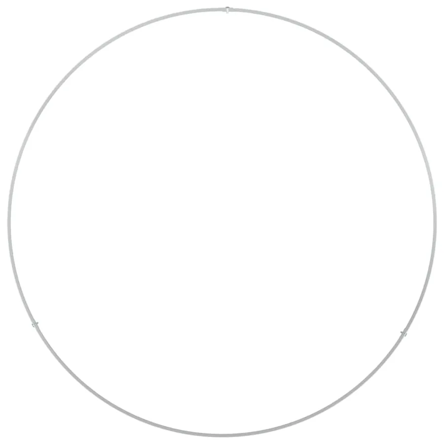 Anneau de jardinière 5 pc Blanc 80 x 80 x 20 cm - 7
