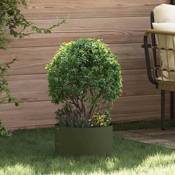 Anneau de jardinière 5 pc Vert olive 30 x 30 x 20 cm