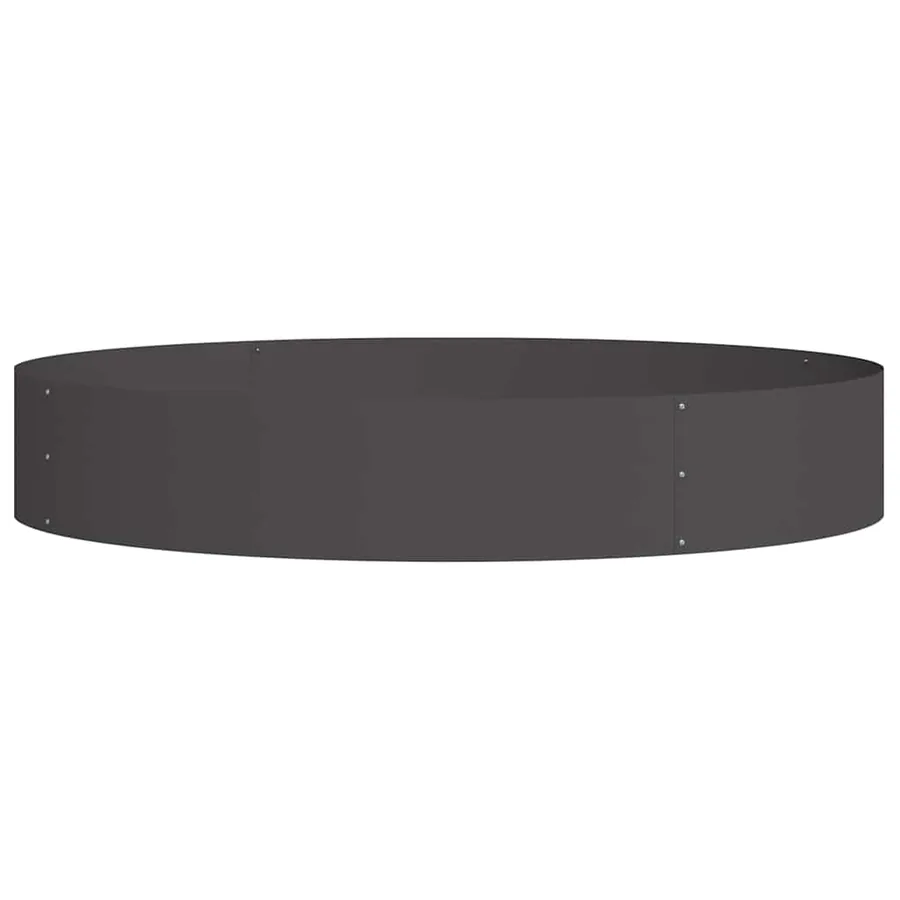 Anneau de jardinière 5 pc Noir 120 x 120 x 20 cm - 5
