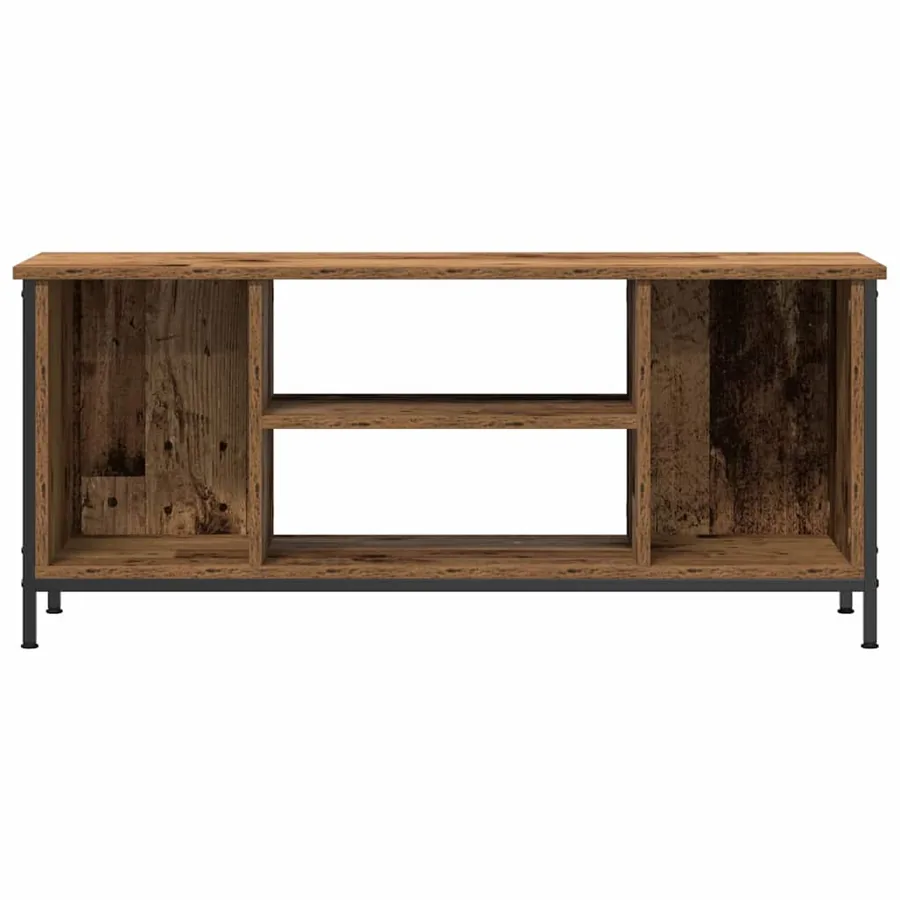 Meuble TV Bois Ancien 102 x 35 x 45 cm Bois d'ingénierie - 5