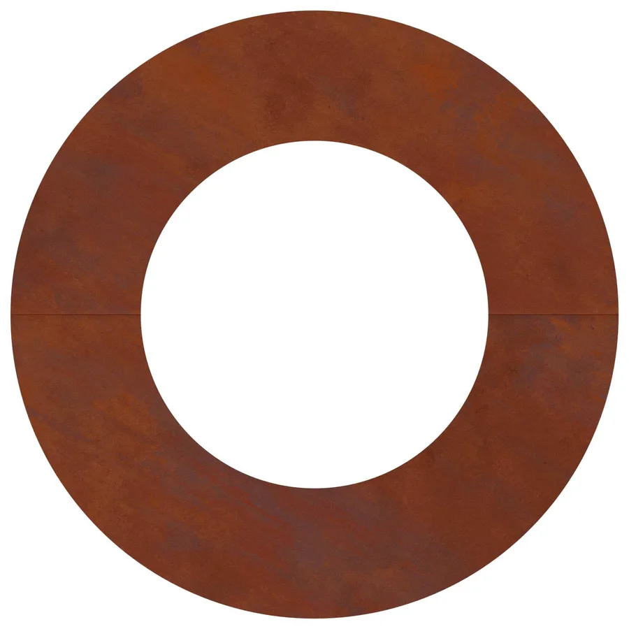 adapté pour anneaux d'arbre plats 5 pc Rouillé Ø40/70 cm - 6