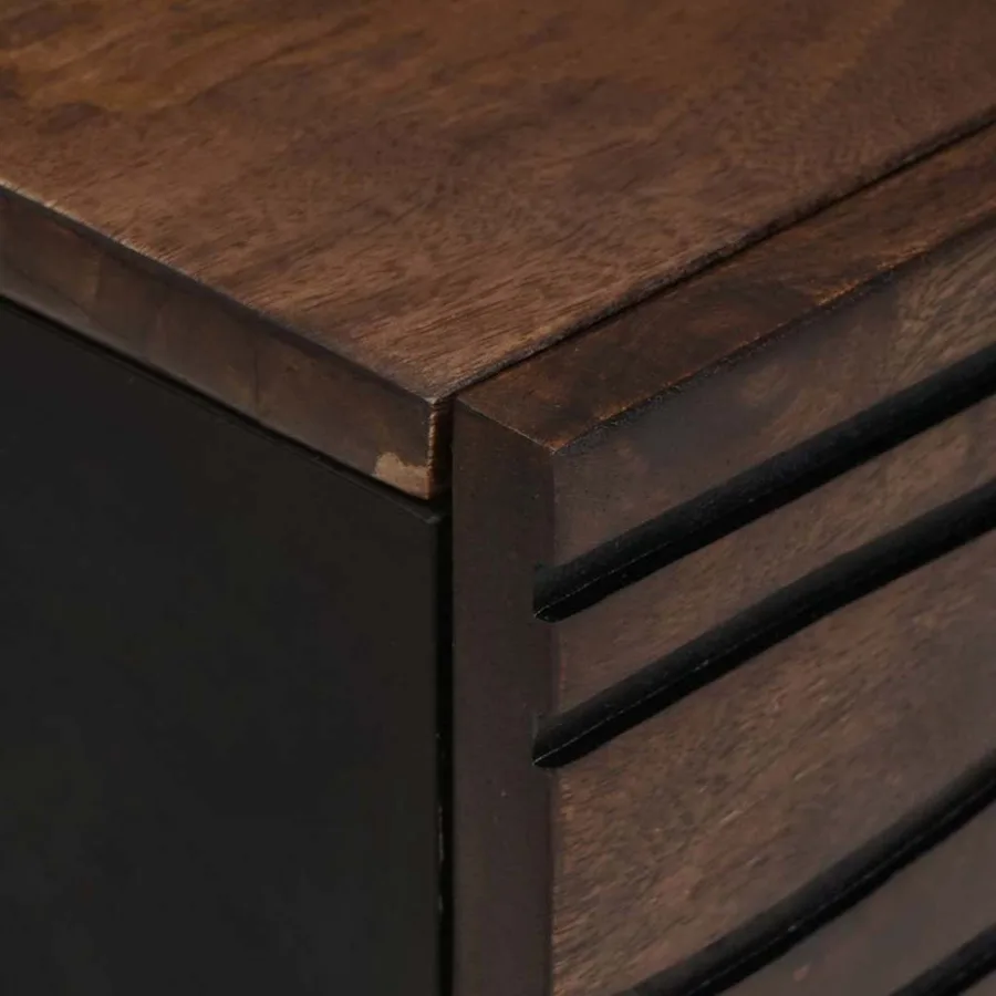Table basse Noyer 100 x 54 x 40 cm Bois d'ingénierie - 6