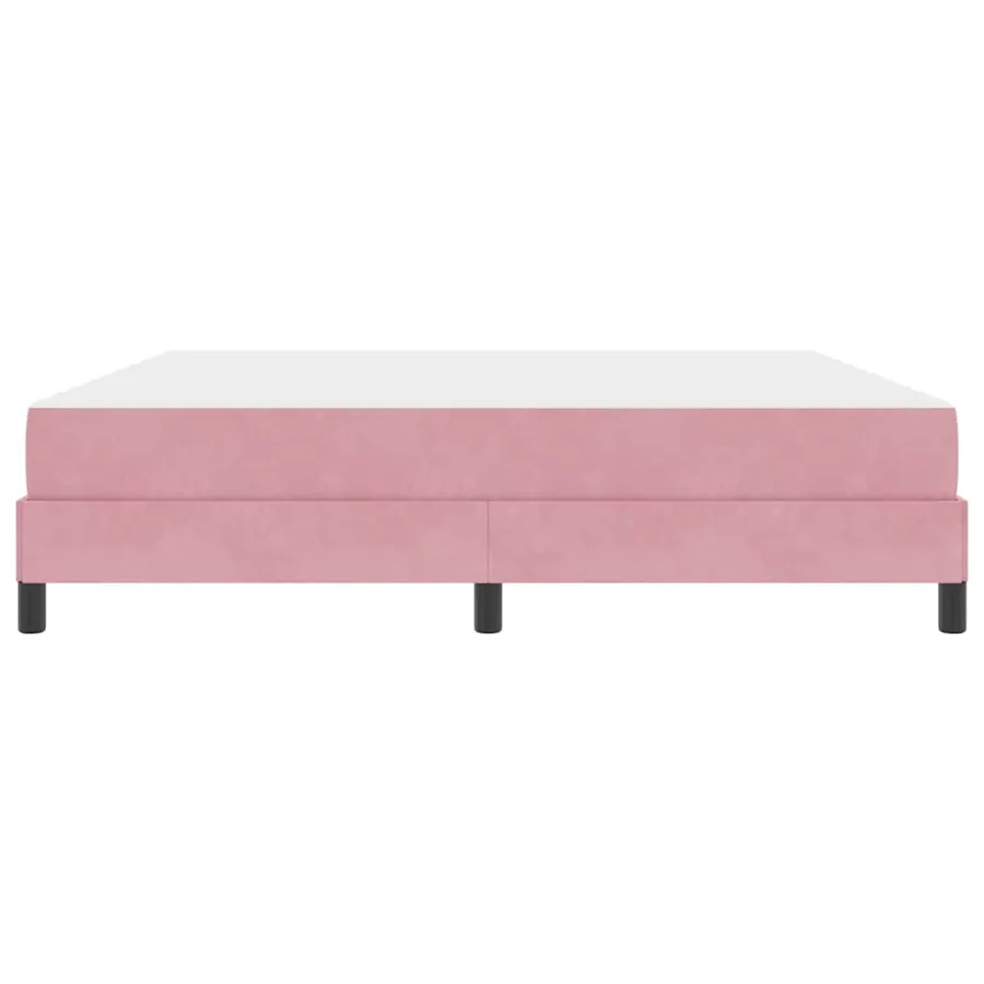 Lit à ressorts avec matelas Rose 180 x 210 cm tissu - 5