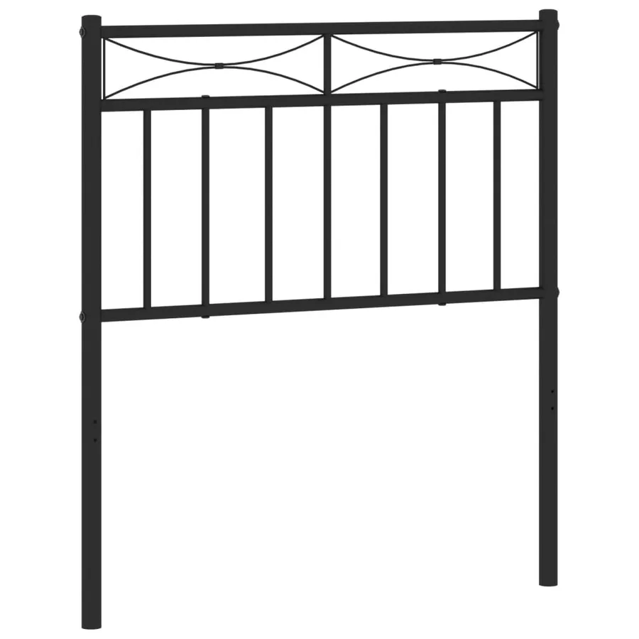 Tête de lit de remplacement métal noir 75 cm - 2