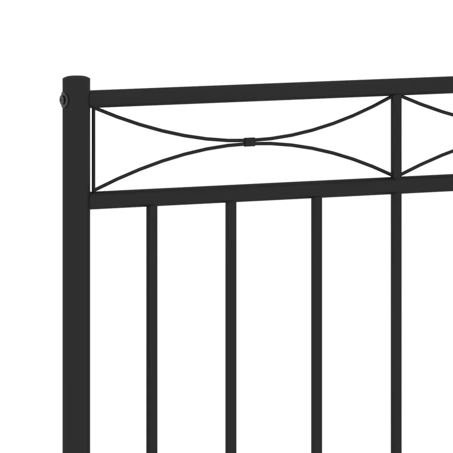 Tête de lit de remplacement métal noir 75 cm - 5