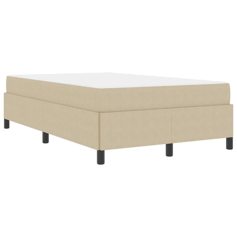 Cadre de lit avec matelas Gris Vert Clair 120 x 200 cm tissu - 2