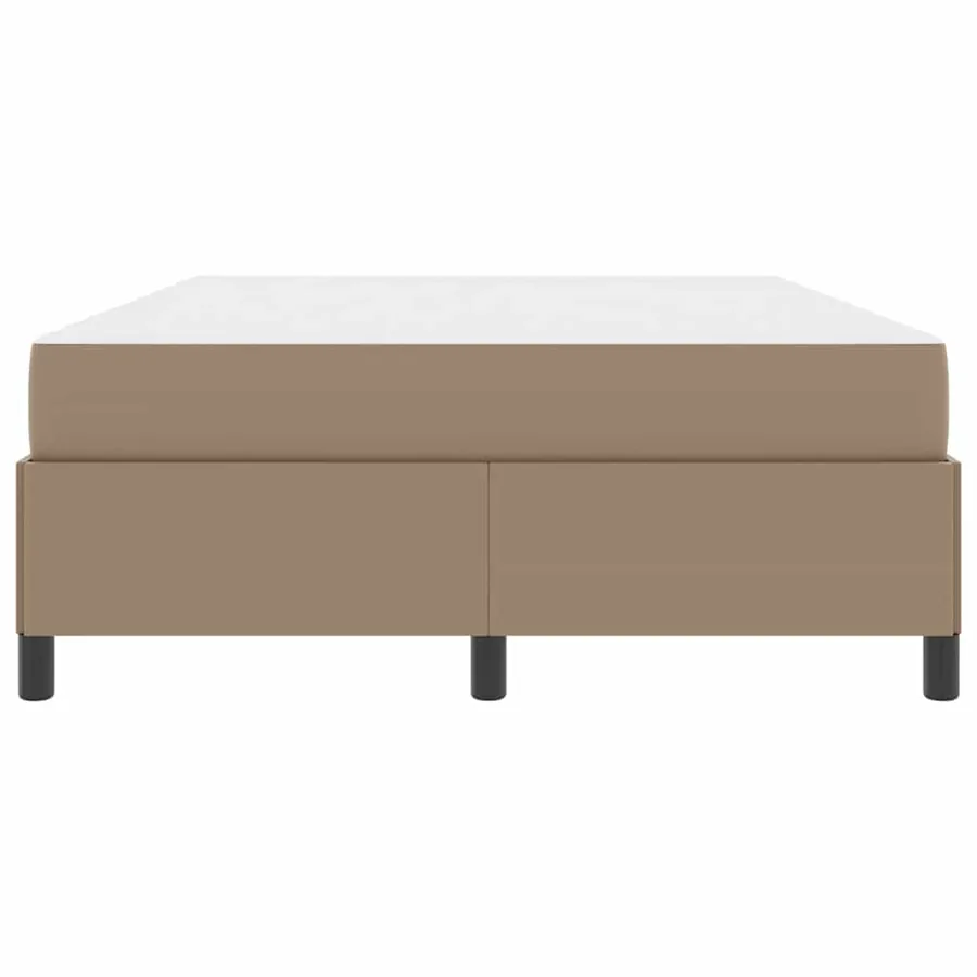 Cadre de lit avec matelas Cappuccino 140 x 200 cm tissu - 7