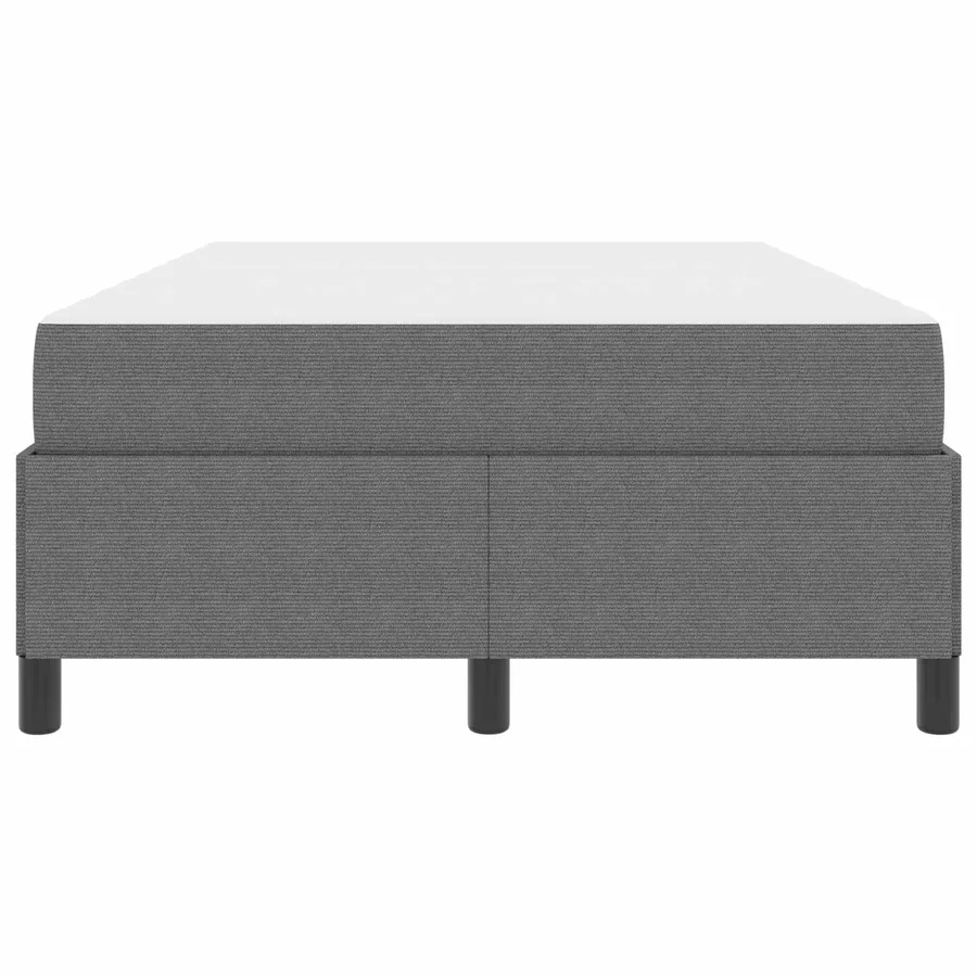 Cadre de lit avec matelas Gris clair 120 x 190 cm tissu - 5