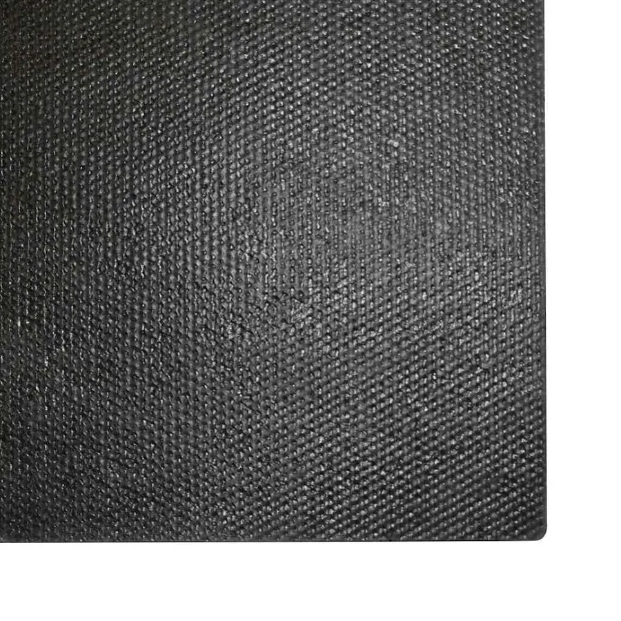 Tapis de porte noir 80x100 cm fibre de coco touffeté - 4