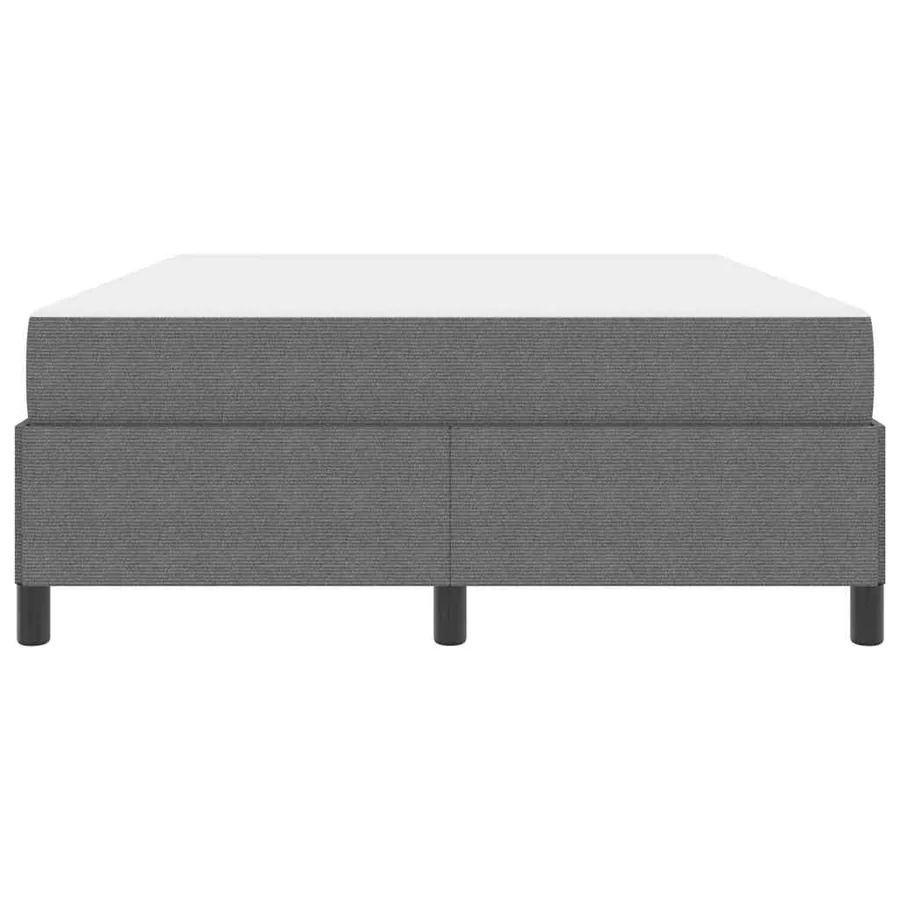 Cadre de lit avec matelas Gris clair 140 x 200 cm tissu - 5