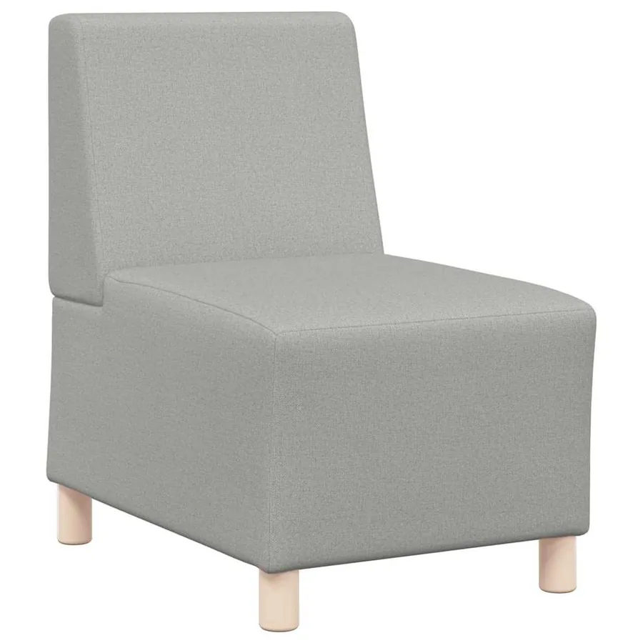 Unité de Sofa Modulaire Sans Accoudoirs 3 pcs Gris nuage - 4