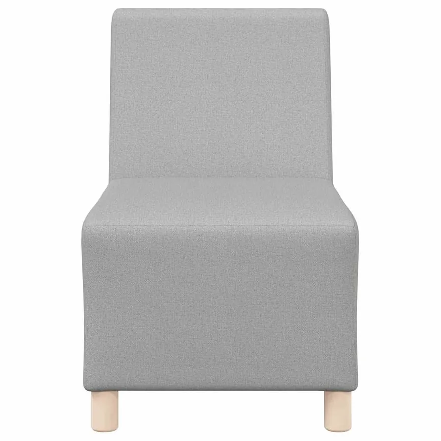 Unité de Sofa Modulaire Sans Accoudoirs 3 pcs Gris nuage - 5