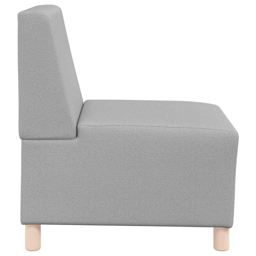Unité de Sofa Modulaire Sans Accoudoirs 3 pcs Gris nuage - 6