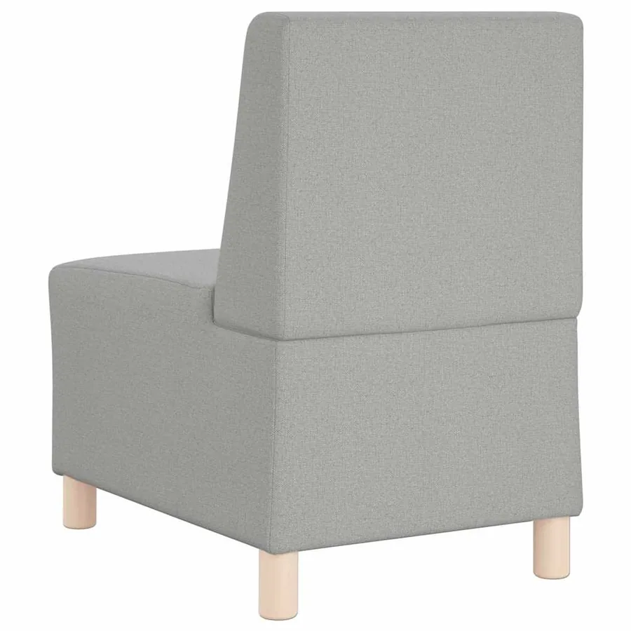 Unité de Sofa Modulaire Sans Accoudoirs 3 pcs Gris nuage - 7