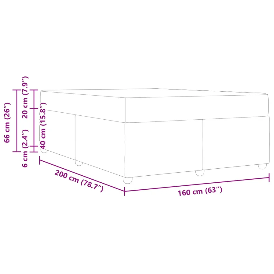 Cadre de lit avec matelas 2 pcs Vert Velours - 13