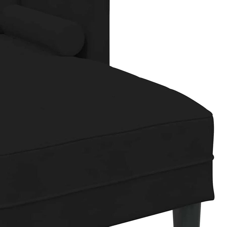 Ensemble de Canapés avec coussin Noir Polyester - 7