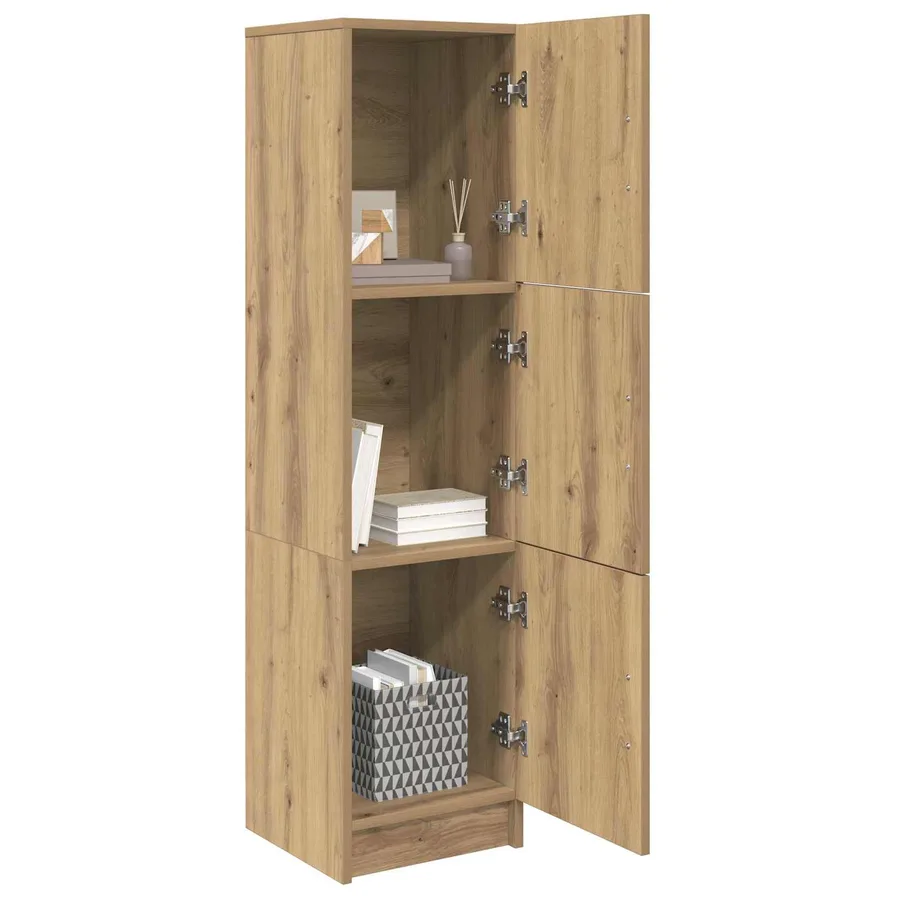 Haut Armoire Chêne artisanal 31.5 x 32 x 122.5 cm - 3