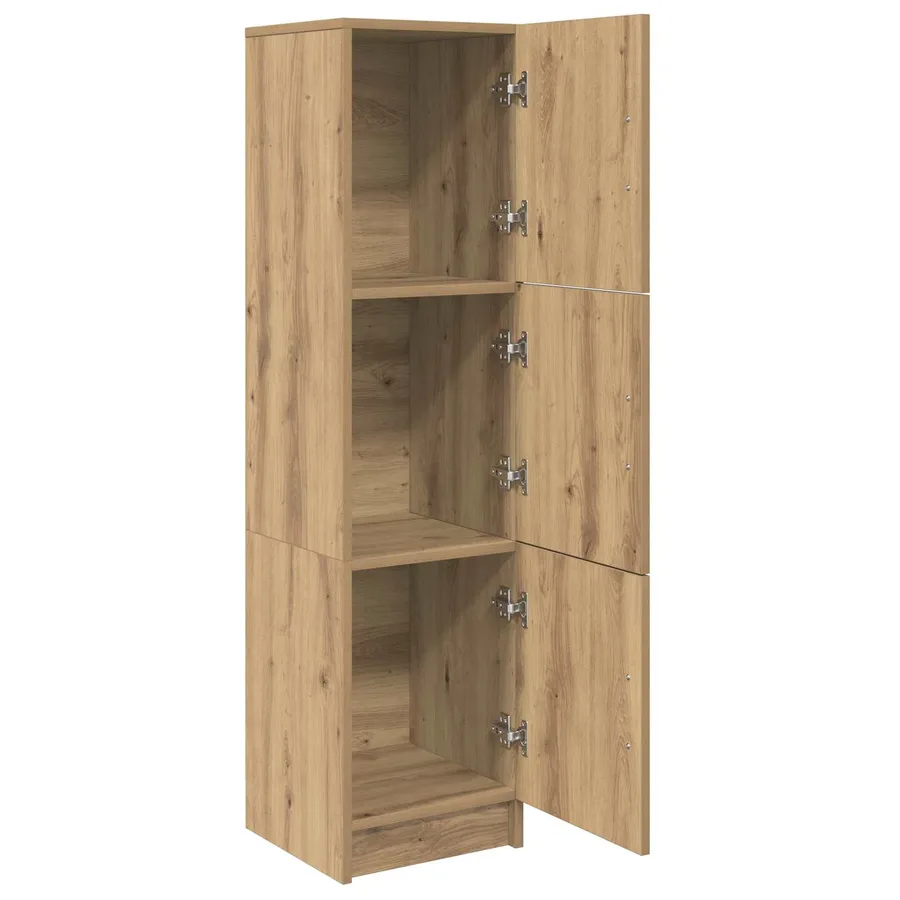 Haut Armoire Chêne artisanal 31.5 x 32 x 122.5 cm - 5
