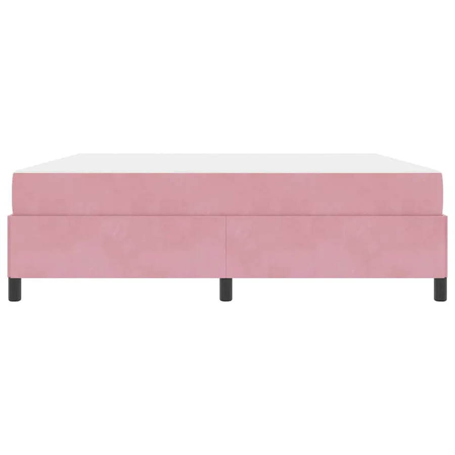 Cadre de lit avec matelas Rose 180 x 200 cm tissu - 7