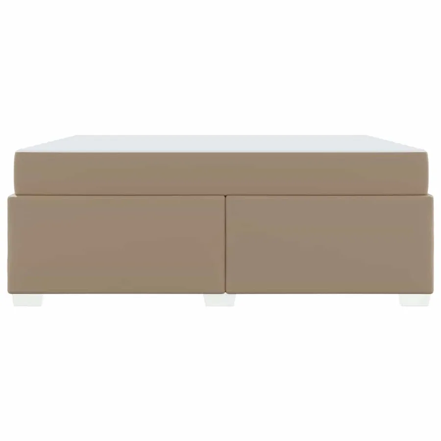 Cadre de lit avec matelas Cappuccino 180 x 200 cm tissu - 5
