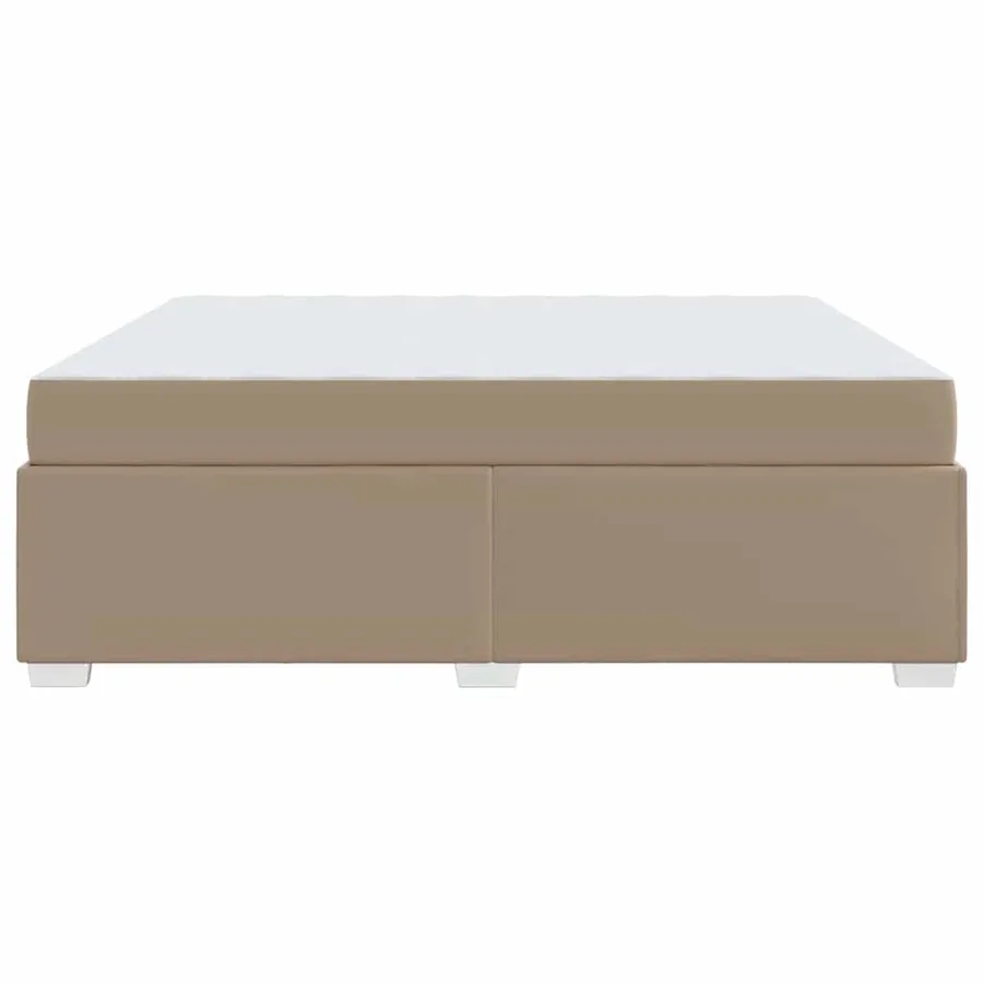 Cadre de lit avec matelas Cappuccino 180 x 200 cm tissu - 6