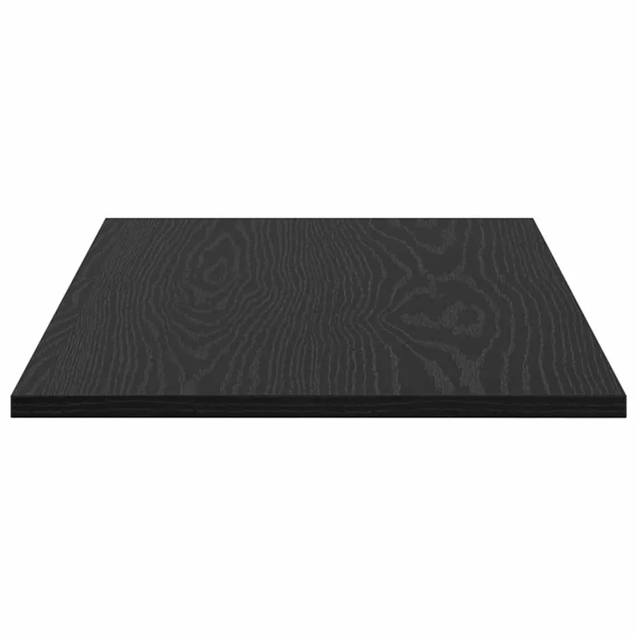 Étagère à livres 4 pcs Noir 80 x 40 x 1,5 cm Bois d'ingénierie - 7