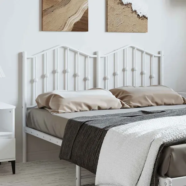 Tête de lit de remplacement métal blanc 150 cm