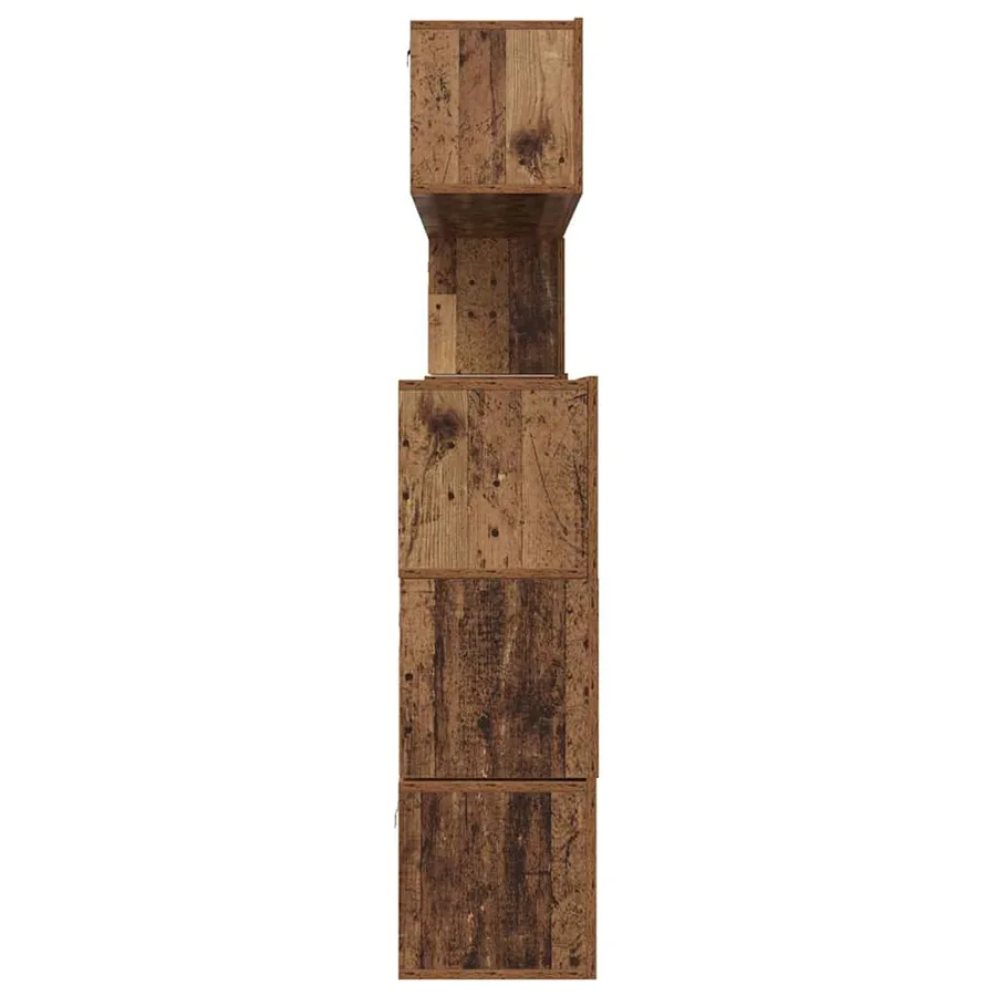 Ensemble meuble TV 8 pcs Bois Ancien Bois d'ingénierie - 9