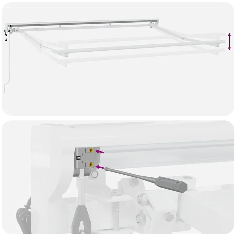 Cadre d'auvent Multicolore 300 x 200 cm - 8