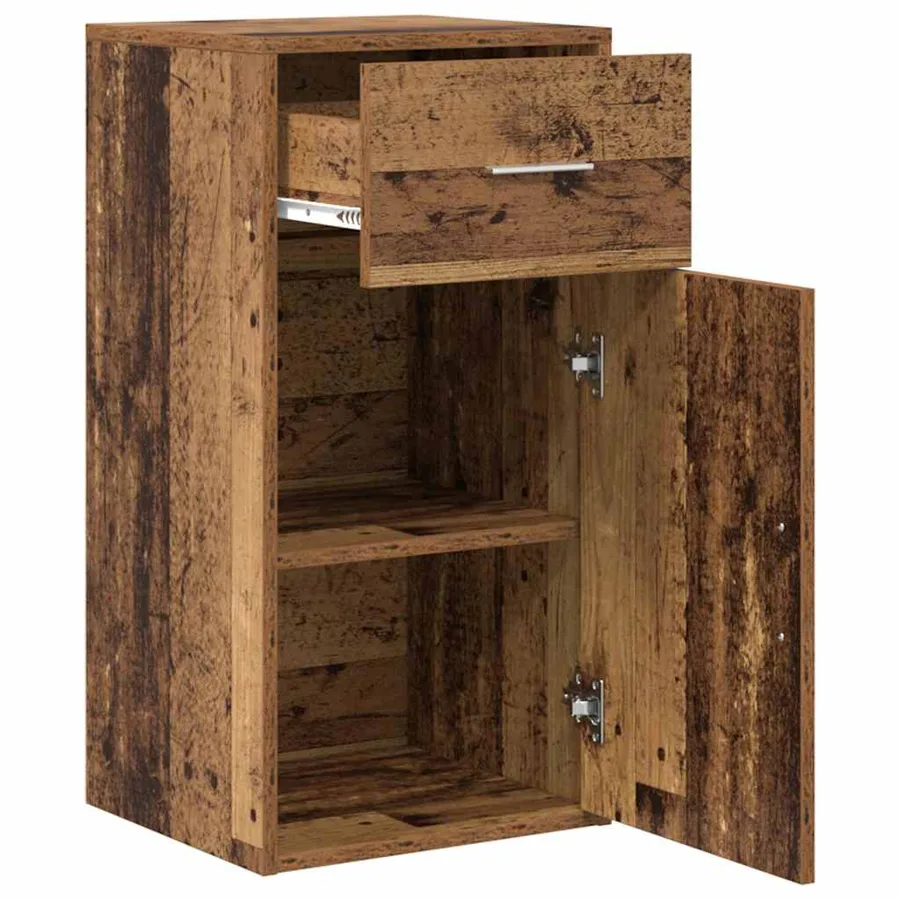 Buffet avec tiroir Bois ancien 38 x 34 x 75 cm - 5